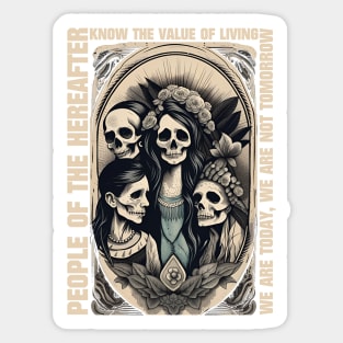 skull and dead people graphic design ironpalette Sticker